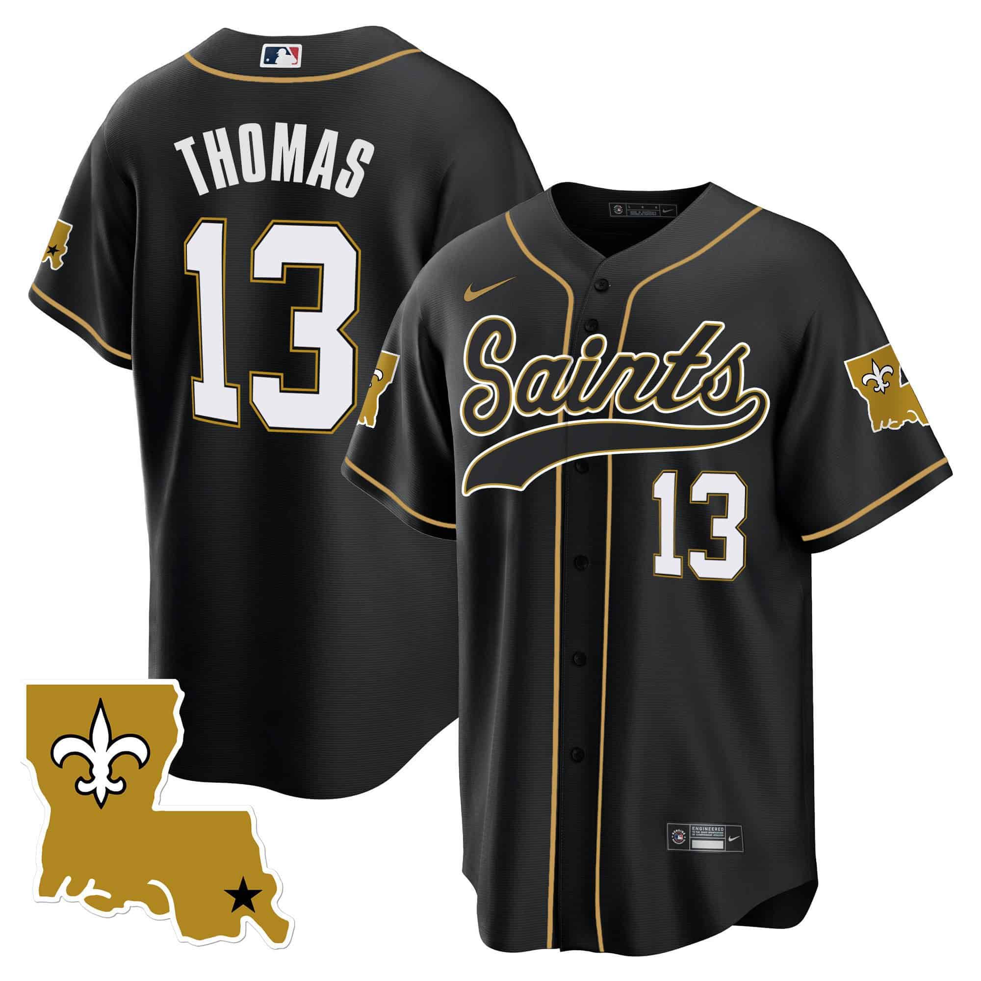 Men New Orleans Saints #13 Thomas Black 2024 Nike 1987 Legacy Cool Base NFL Jersey style 1->indianapolis colts->NFL Jersey